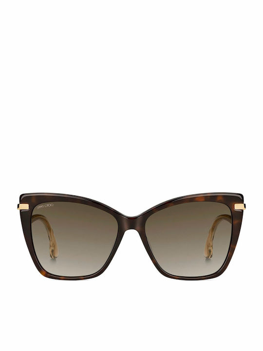 Jimmy Choo Tilda Γυαλιά Ηλίου με Κοκκάλινο Σκελετό Jimmy Choo Tilda Γυαλιά Ηλίου με Κοκκάλινο Σκελετό