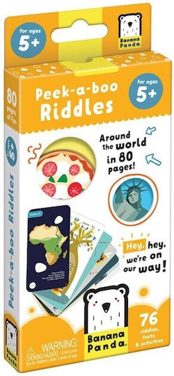 Banana Panda Peek-a-boo Riddles Educational Game Knowledge for 5+ years Years Old
