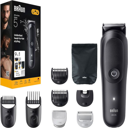 Braun All-in-one Series 5 Set Rechargeable Hair Clipper Black AIO5540