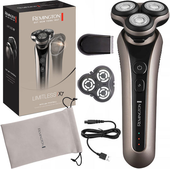 Remington Shaver XR1770 Περιστρεφόμενη Ξυριστική Μηχανή Προσώπου Επαναφορτιζόμενη