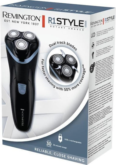 Remington Style Series R1 Rotating Electric Shaver Face Rechargeable
