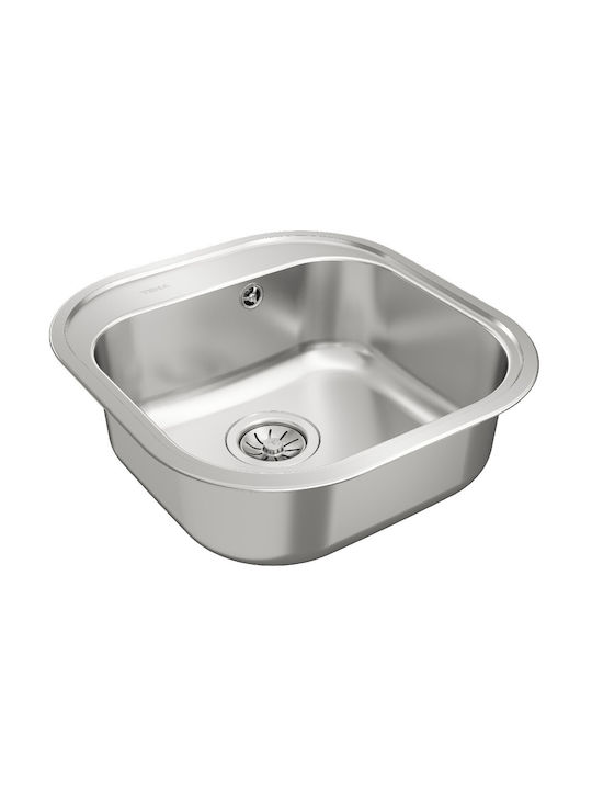 Teka Ένθετος Νεροχύτης Inox Μ46.5xΠ48.5cm Ασημί