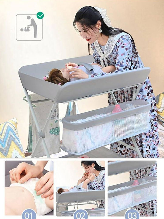 Children's Changing Pad Storage Basket 4 1 Blue