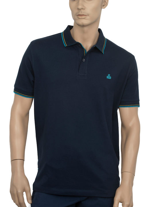 Polo Short Sleeve Blue Blouse