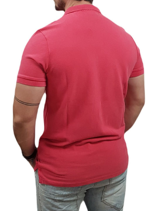Superdry Polo T-shirt Ροζ