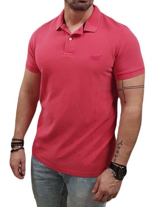 Herrenblusen Polo T-Shirt Rosa