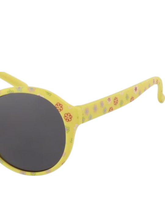 Paolo Moss Unisex Sunglasses with Yellow Frame and Yellow Lens