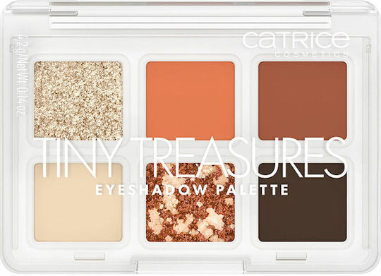 Catrice Cosmetics Tiny Treasures Lidschattenpalette Matt in fester Form 030 Heat It Up 4.2gr