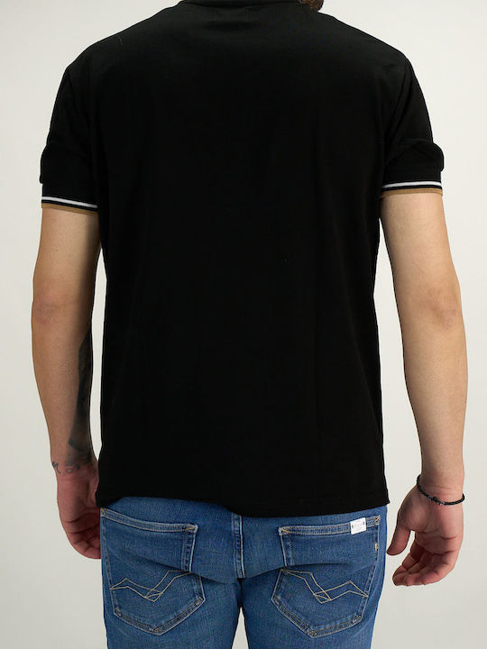 Polo T-Shirt Schwarz