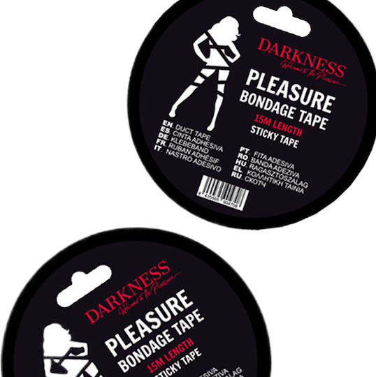 Darkness Pleasure Bondage Sticky Tape Verschlussband Schwarz
