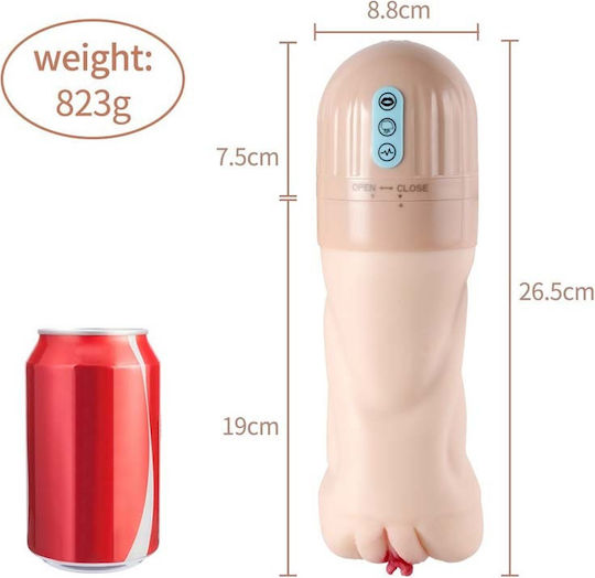 Masturbator mit Vibration 1Stück