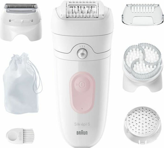 Braun Silk Epil 5 Wet&Dry Σετ Αποτρίχωσης Epilator για Σώμα & Μπικίνι S71001371