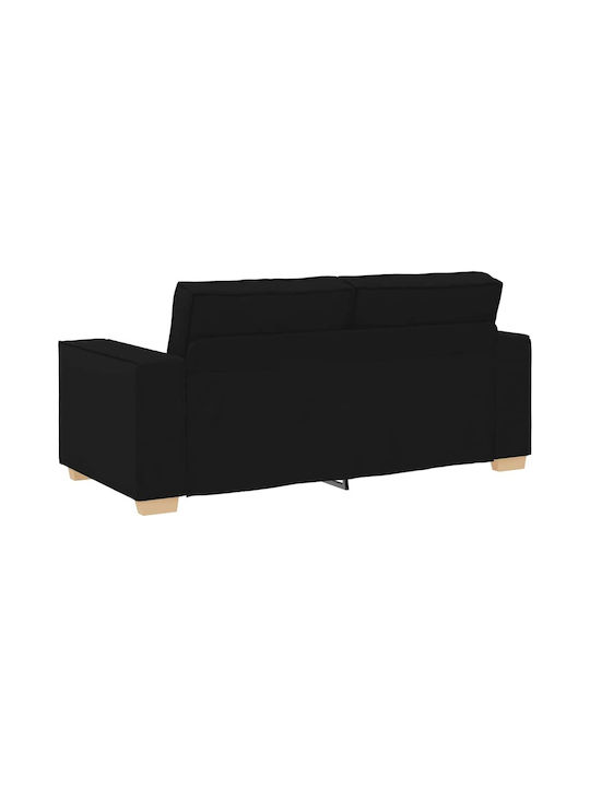 Doppelsitzer Sofa Schwarz 180x78x84cm