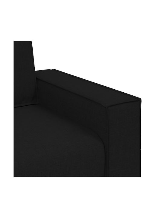 Doppelsitzer Sofa Schwarz 180x78x84cm