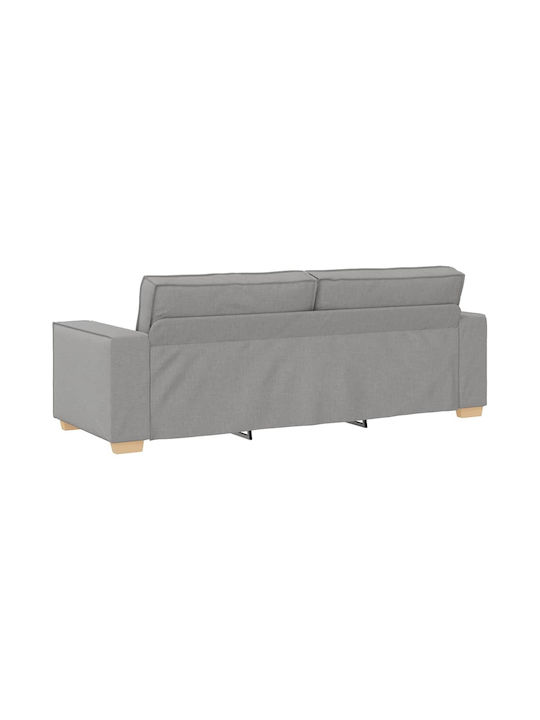 Canapea Cu Trei Locuri Gri 220x78x84cm