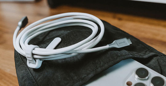 Nomad Kevlar Braided USB 2.0 Cable USB-C male - USB-C 240W White 3m
