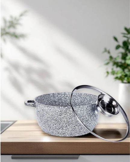 Masterpan Granite Tiefes Aluminium Kochtopf von Masterpan 4.5lt / 24cm