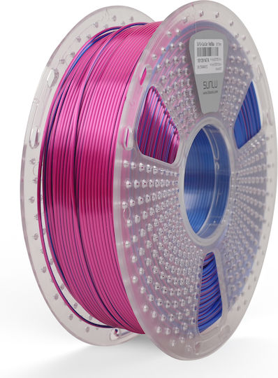 Sunlu Silk PLA+ 3D Drucker Filament 1,75mm Rote 1kg 1Stück Spule