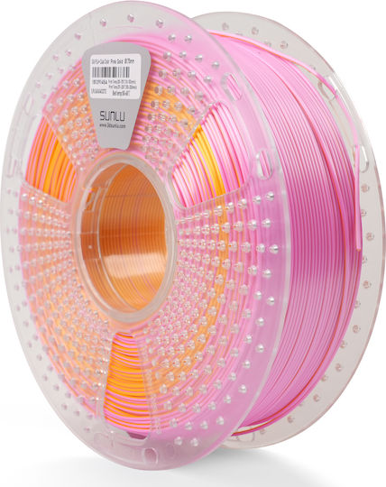 Sunlu Filament Pentru Imprimante 3D PLA+ Mătase 1.75mm Roz 1kg 1 Bucată Bobină