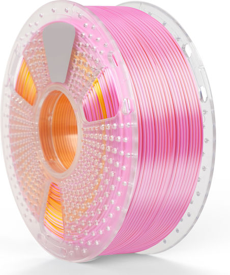 Sunlu Filament Pentru Imprimante 3D PLA+ Mătase 1.75mm Roz 1kg 1 Bucată Bobină