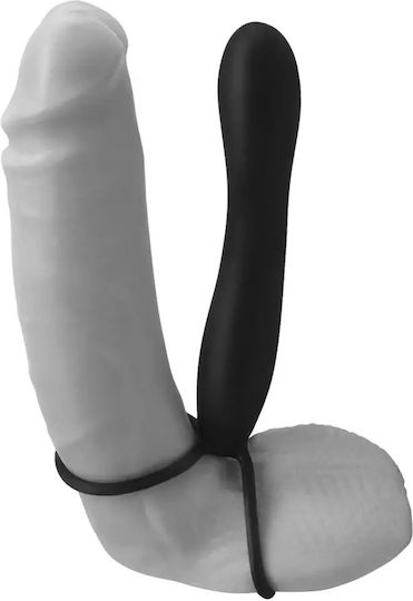 Pipedream Fetish Fantasy Elite Double Trouble Anal Dildo mit Dildo 15cm in Schwarz Farbe