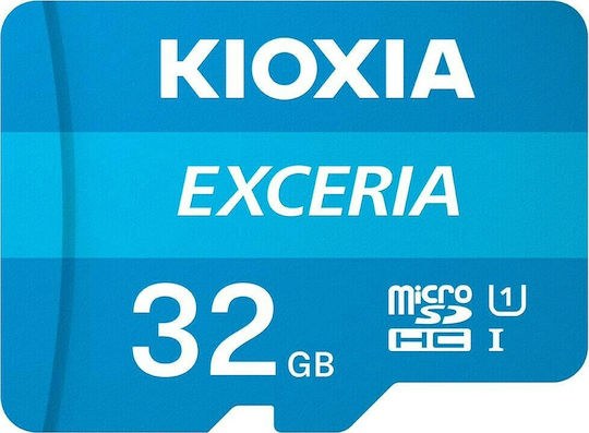 Kioxia Exceria microSDHC 32GB Клас 10 U1 UHS-I с адаптер
