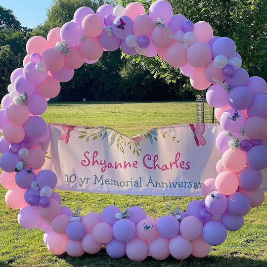 Arcul Metal Baloane 2.2m Accesorii Bandă Balon Picioare Reutilizabile Nunti Petrecere Aniversări Fundaluri Fotografie Accesorii Decoratiuni