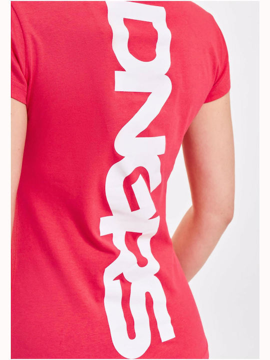 Γυναικείο T-shirt Pink/white