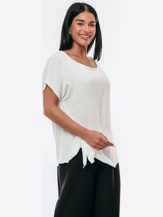 Damen Bluse White