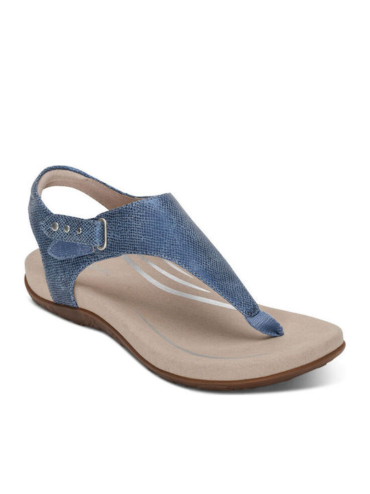 Women's Flat Sandals in Blue Color