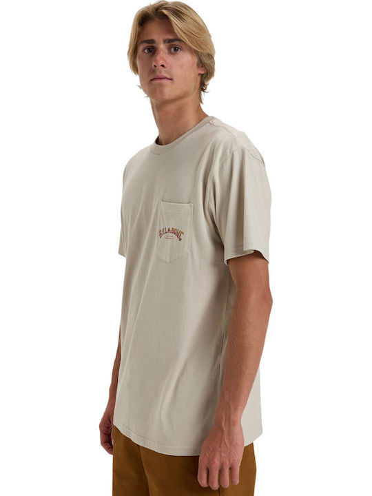 Stacked Arch T-shirt Εκρού