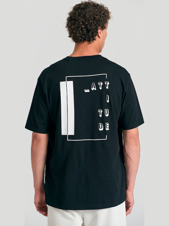 T-shirt Μαύρο