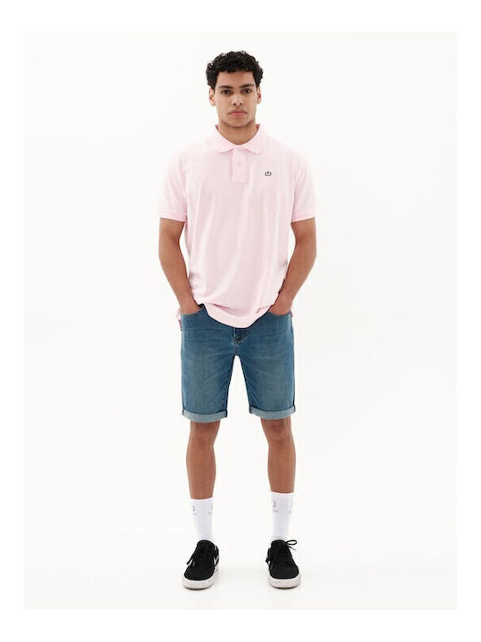 Tricou Polo Roz