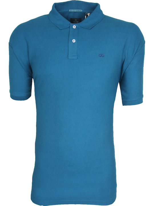 Polo T-shirt Πετρόλ