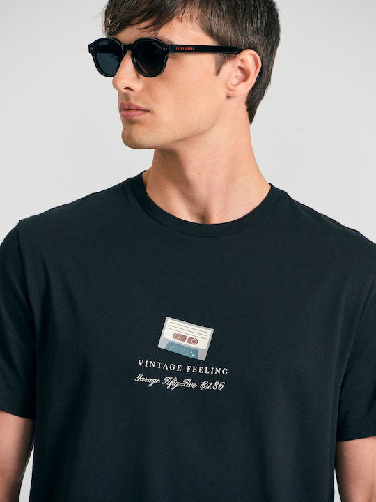T-shirt Μαύρο