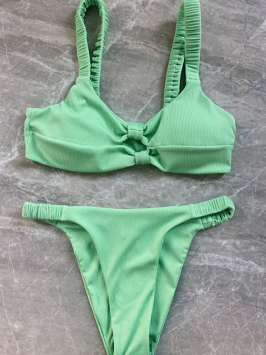 Set Bikini with Removable Padding Brazil Green