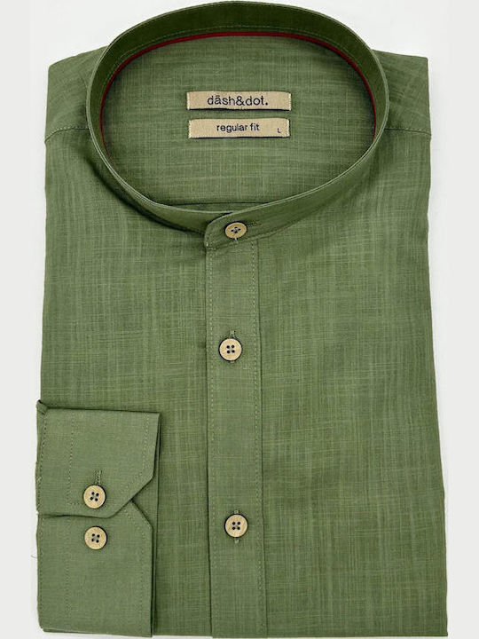 Langärmlig Hemd Khaki
