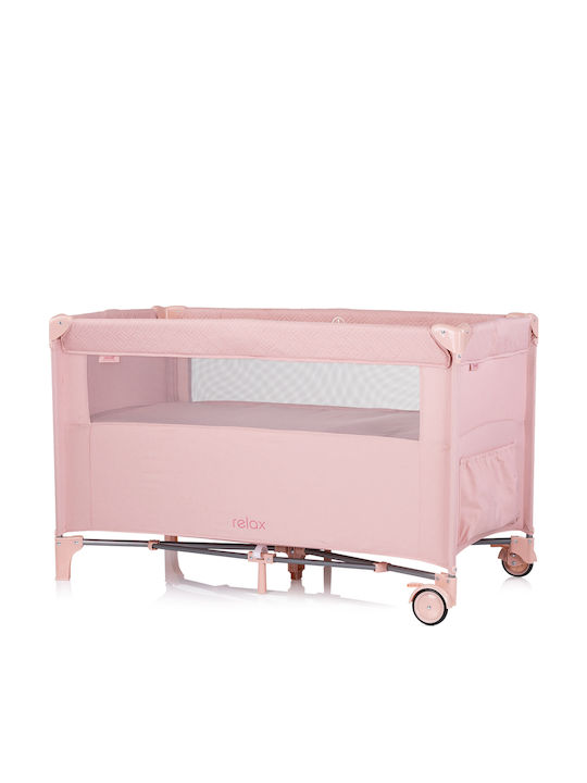Chipolino Laufstall mit Matratze Rosa