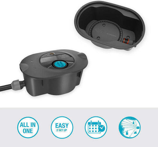 Gardena Aquaprecise Irrigation Programmer Faucet Battery 1 Output with Bluetooth