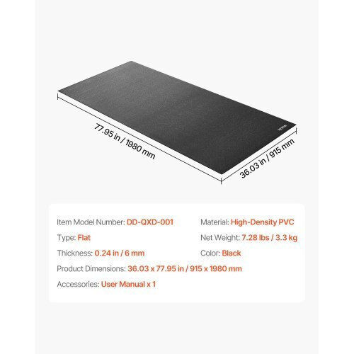 Vevor Material Für Gartenbodenbelag Aus PVC 198x91,5cm