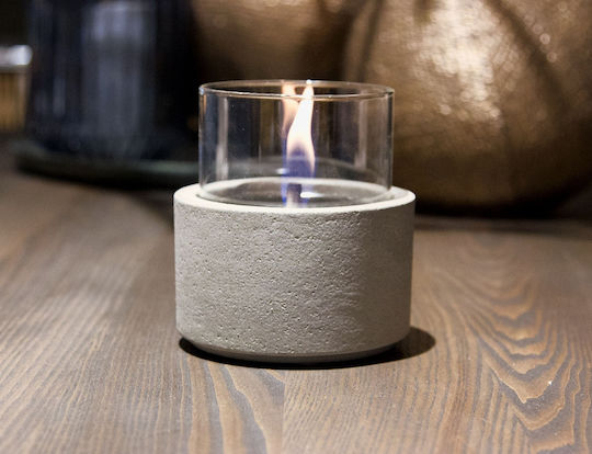 Tenderflame Tenderflame Desktop Bioethanol Fireplace Indoor Grey 13x17.5cm