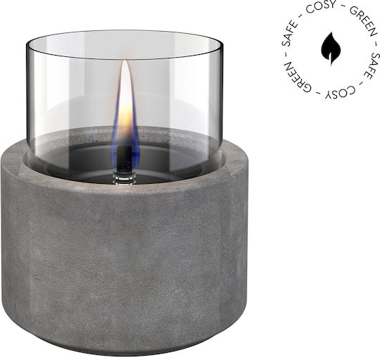 Tenderflame Tenderflame Desktop Bioethanol Fireplace Indoor Grey 13x17.5cm