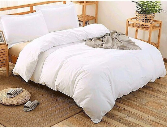 Kotonia Home Pătură de Hotel Alb Super dublu 220x240cm Bumbac 1buc