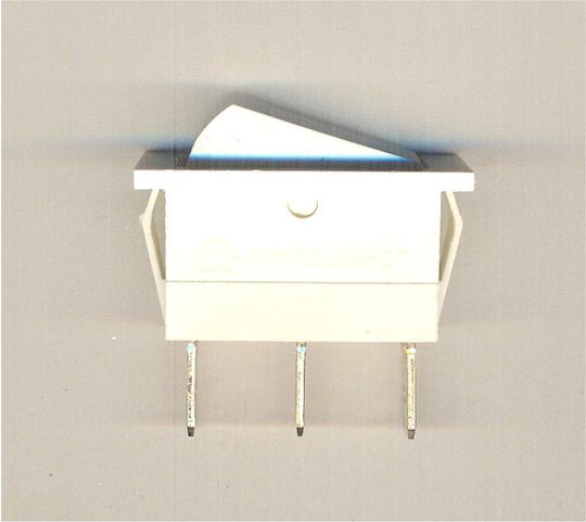 Rocker On-Off Switch – On-Off Single Pole SPDT 3 Pin 16 3 A/250VAC Opening 10.0x30.0mm 33x14x35mm Marquardt 1603-0101