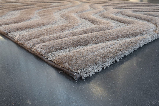 Bekas Carpets Teppich Rechteckig Synthetisch,Polyester/Cotton/Leather Braun
