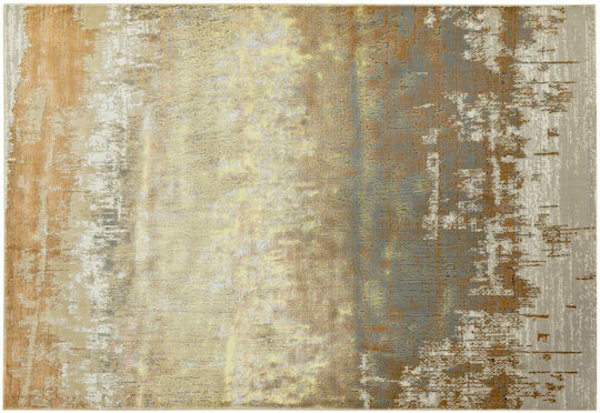 Asiatic London Aurora Teppich Rechteckig Synthetisch,Polyester/Cotton/Leather Beige