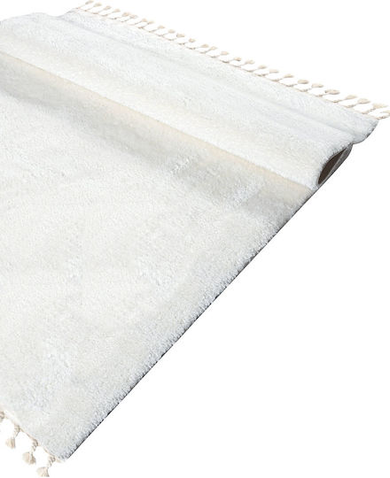 Balsan Σετ Shaggy Χαλιά Κρεβατοκάμαρας White P621555 3τμχ