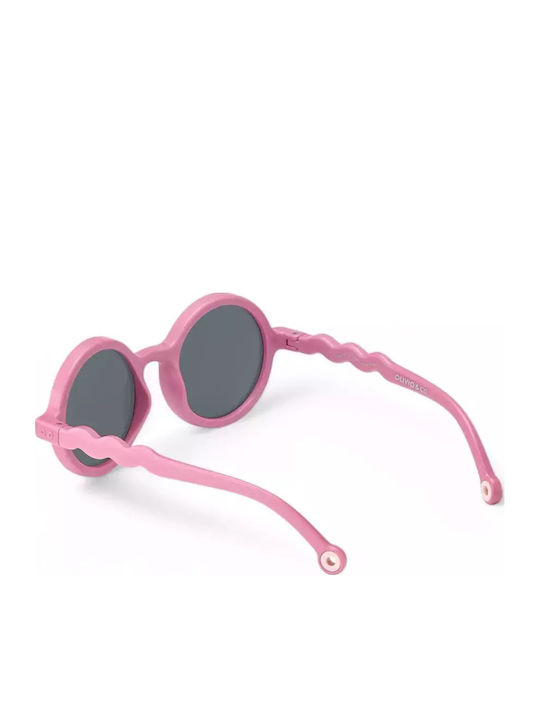 Olivio & Co Round Kids Sunglasses with Polarized Pink Lens for 3+ Years
