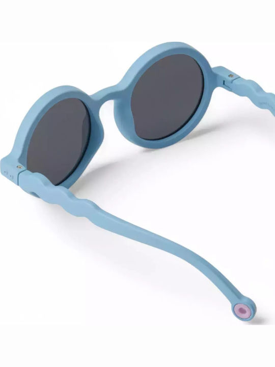 Olivio & Co Round Στρογγυλά Παιδικά Γυαλιά Ηλίου με Polarized Φακό Μπλε