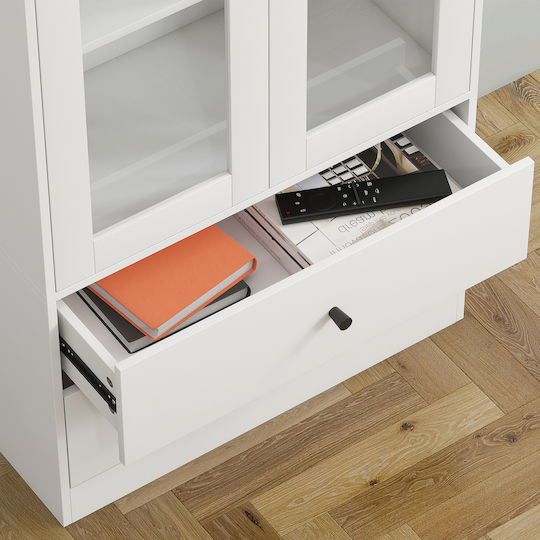 Comodă de Bucătărie de Podea Alb 59x30x164buc